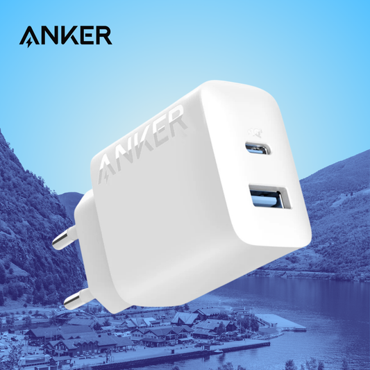 ANKER 2 Port 20W Type-A & Type-C charging adapter