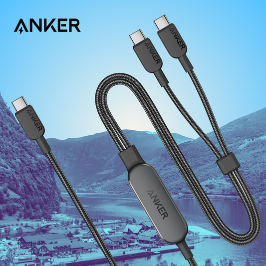 ANKER 140W USB-C to Dual USB-C cable