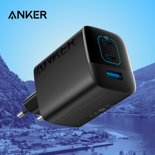 ANKER 3 Port 67W IQ Type-A & Type-C charging adaptor